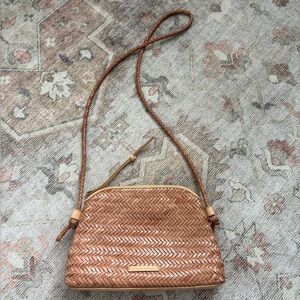 Loeffler Randall woven leather crossbody